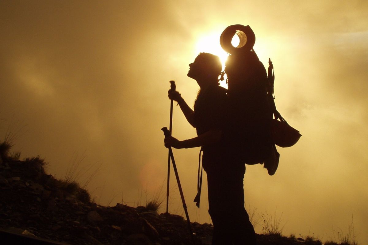 Edzés hátizsákkal