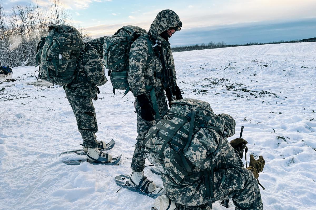 arctic military rucking training ruck TS